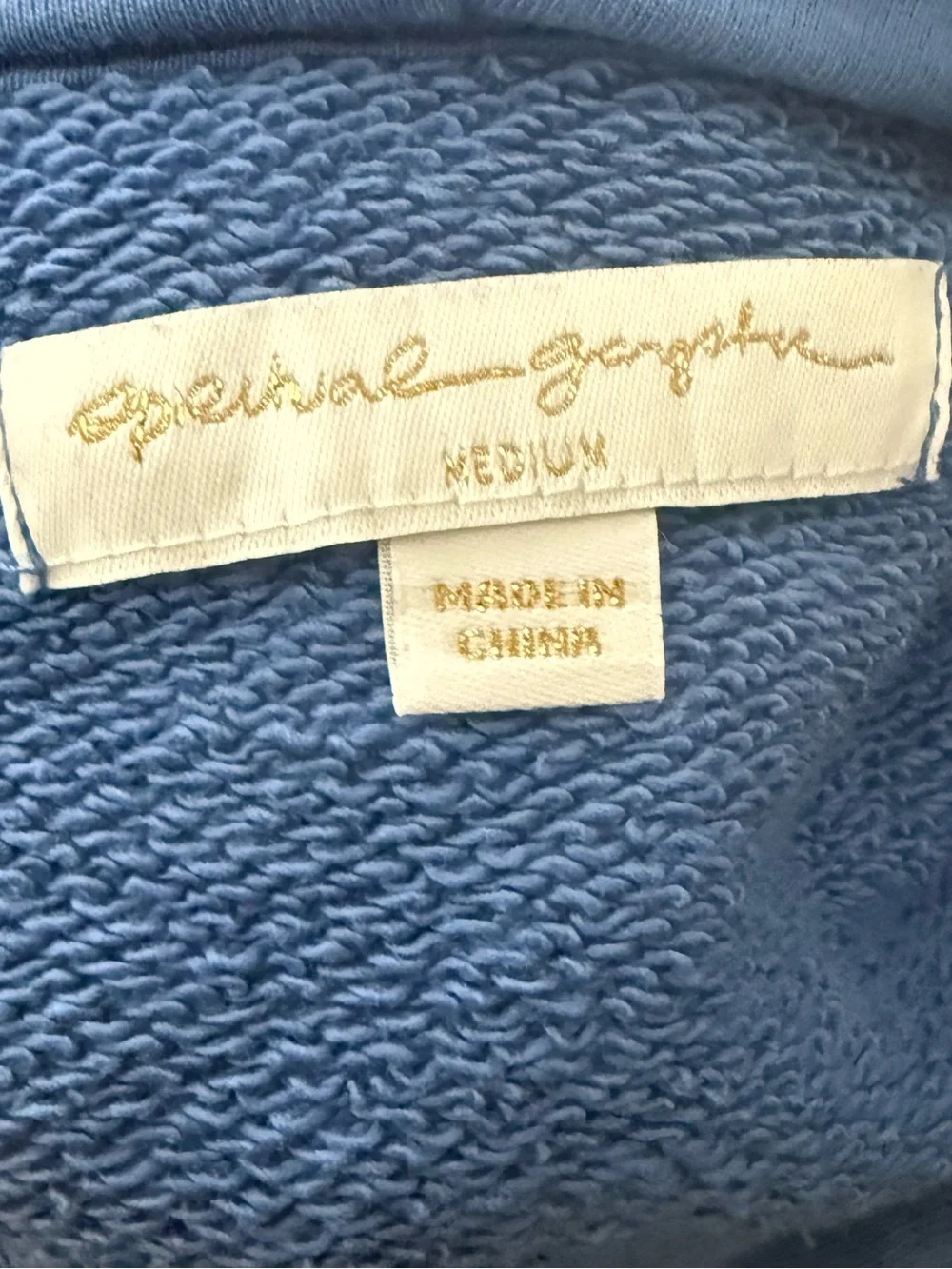 Spiritual Gangster Blue Hoodie with Pink Logo - Picture 4 of 4